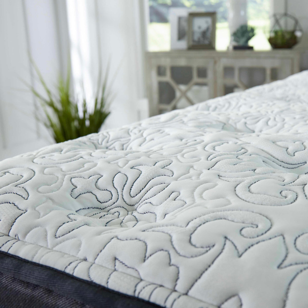 Close-up detail of a Kingsdown Passions mattress