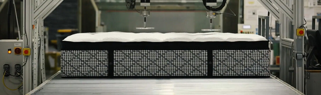 Kingsdown mattress factory production floor